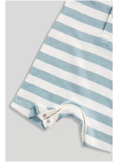 mothercare Stripe and Printed Rompers - 2 Pack  - Image 3
