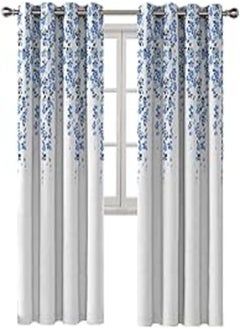 Naguib Selim Naguib Selim M.C 61-4 3D Printed Curtain for Living Room and Bedroom, Multi Color, 280 * 140 cm 