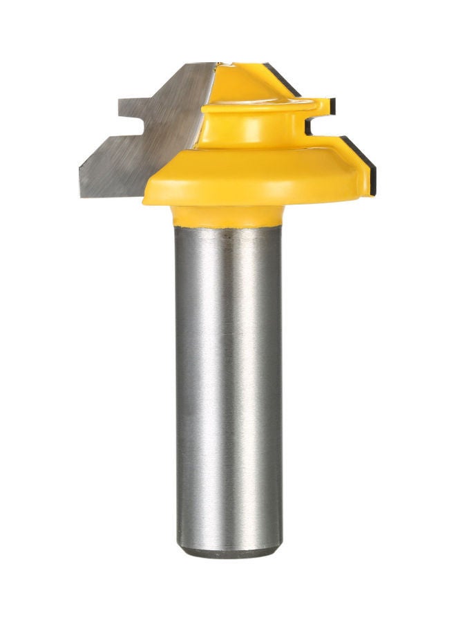 NIBEMINENT Small Lock Miter Router Bit Silver - Image 1
