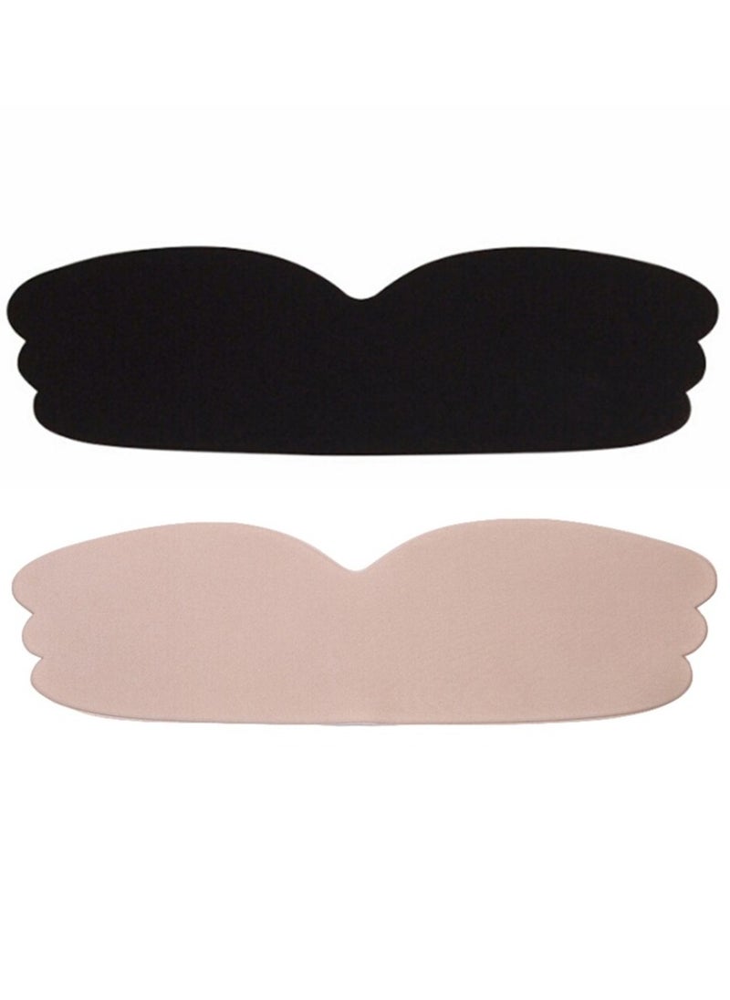 DubaiGallery Strapless Invisible Silicone Bra Tape Push Pull-up Adhesive Stickers Bralette Summer Underwear for Women 