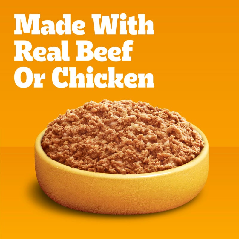 Pedigree High Protein Wet Dog Food, Chicken Duck & Beef Bison Flavor Multipack 13.2 oz. Cans (12 Count, Pack of 1) - Image 3