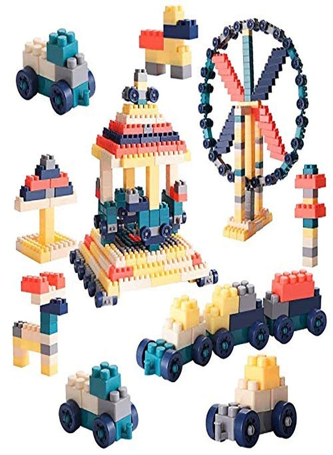 PANSHUB Building Blocks Set Educational Construction Toy Puzzles Learning Activity Game for Kids Toys,Toys for Boys,Girls,Children Toys for 2,3,4,5 Years -Roll Ball Blocks(130 pcs) - Image 5