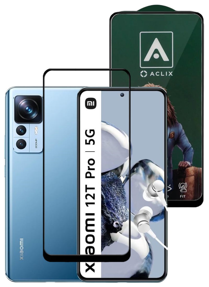 ACLIX Antistatic ESD Dustproof Premium Quality High Definition Tempered Glass Screen Protector Designed For Xiaomi 12T Pro - Image 1