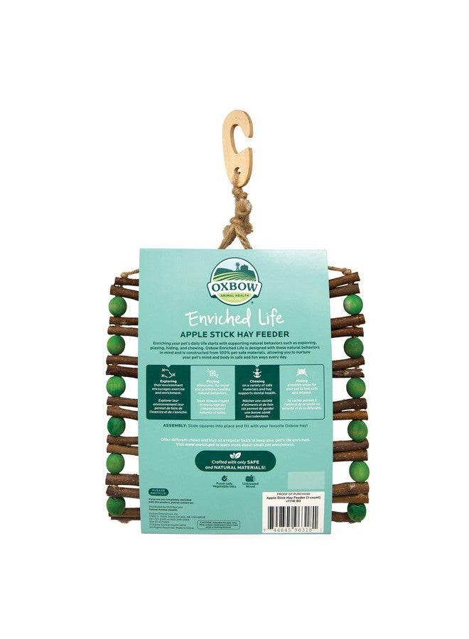 Oxbow Enriched Life Apple Stick Hay Feeder - Image 2