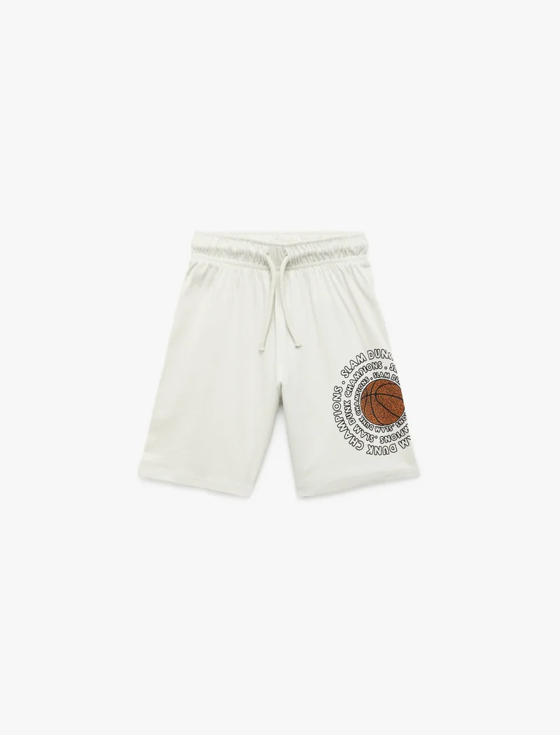 KOTON Drawstring Cotton Shorts
