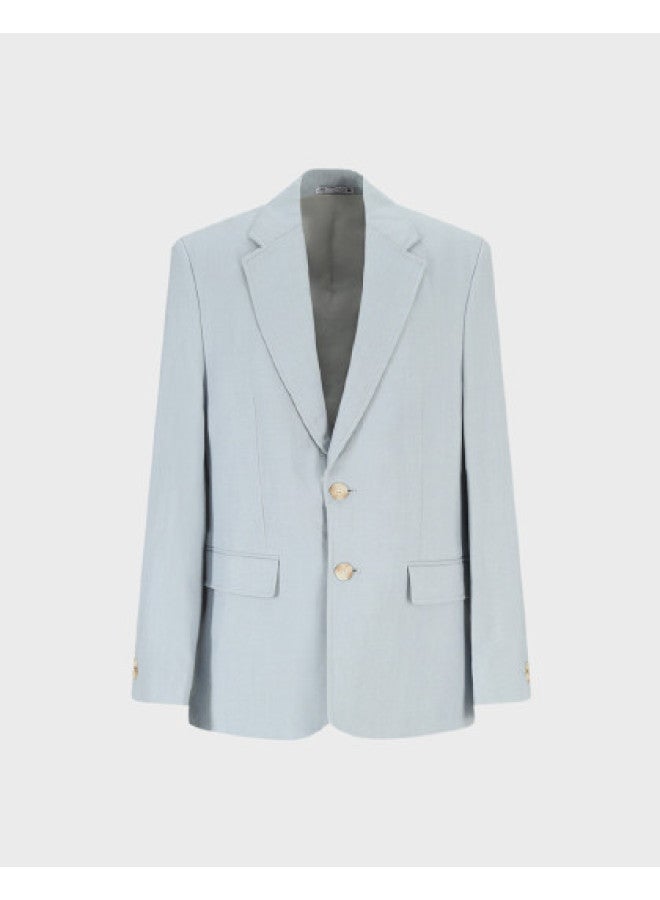 Zara Men's Solid Color Loose-fit Minimalist Versatile Fashion Commuter Shoulder-padded Long-sleeve Suit Jacket - Image 1