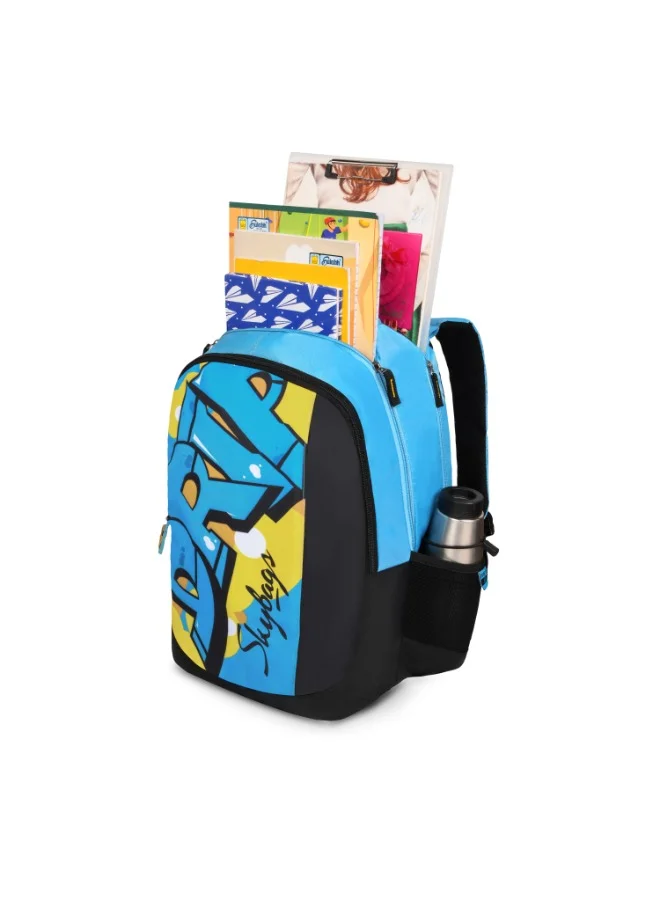 Skybags SKYBAGS SQUAD PRO 04 Unisex Blue School Backpack - SK BPSQPR04SBL