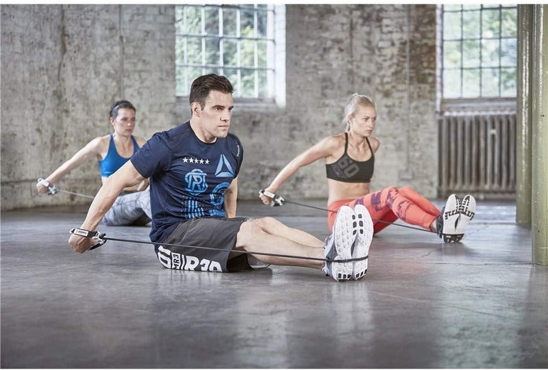 ريبوك أنبوب مقاومة قابل للتعديل من ريبوك – ثقيل، لتقوية العضلات واللياقة - Image 4