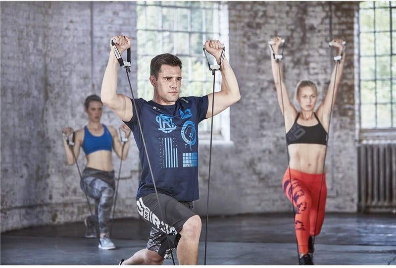 ريبوك أنبوب مقاومة قابل للتعديل من ريبوك – ثقيل، لتقوية العضلات واللياقة - Image 5