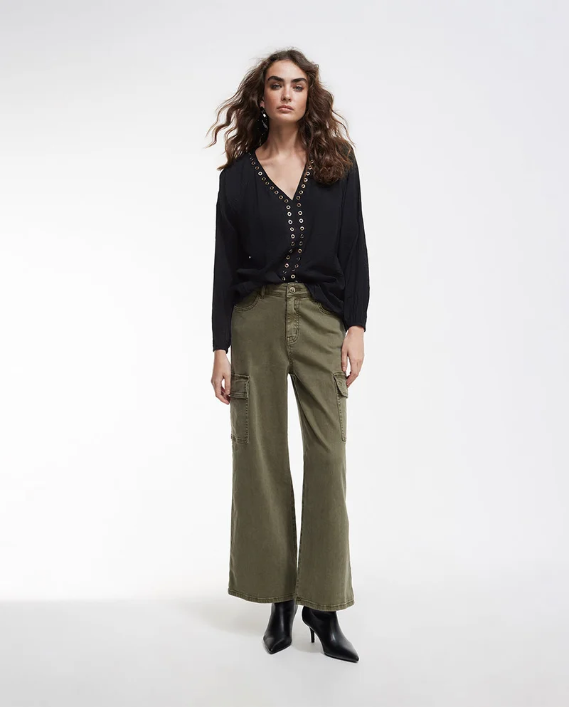 Lola Casademunt Blouse with eyelets
