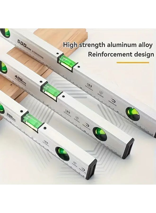Magnetic Level Ruler 19 68inch Stainless Steel Aluminum Alloy Tip 45 90 Degree Angle - Image 5
