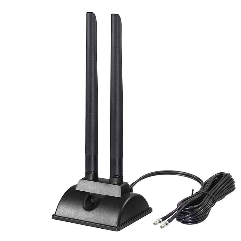 Bingfu 4G LTE Antenna 6dBi Magnetic Base MIMO TS9 Antenna Compatible with Verizon AT&T T-Mobile Sprint 4G LTE Mobile Hotspot MiFi Router Cellular Broadband Modem USB Modem Dongle Adapter - Image 1