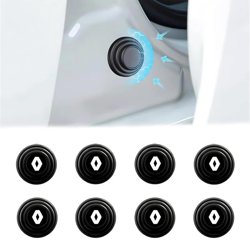 ARKZO Car Shock Absorber Door Protector Rubber Pads Guard Accessories Car Gadgets for Enhanced Door Protection Kwid, Triber, Kiger, Duster, Lodgy, Pulse, Captur - Image 1