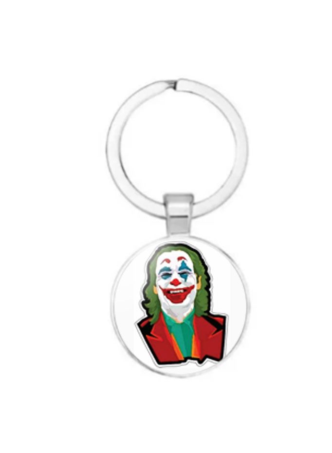 5esha Unisex Metal key Chain with Joker Design - Image 1