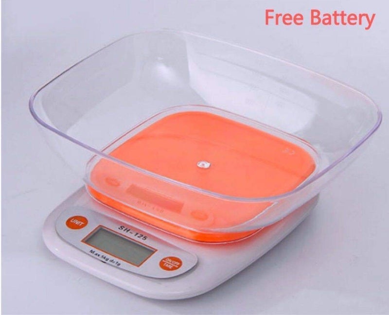 Anadi Electronic Digital 7 Kg Weight Scale LCD Kitchen Weight Scale Machine Bowl Scale 7kg 1g Digital Kitchen Scale Multi Color - Image 5