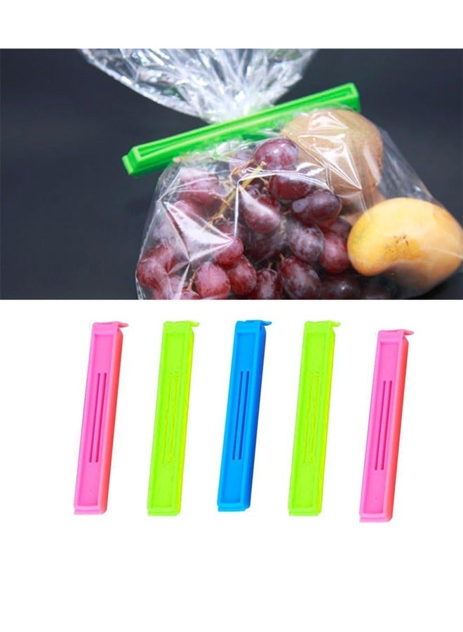 5-Piece Food Sealing Clips Bag Clips Keeping Clamp Sealer Multicolour  - Image 2