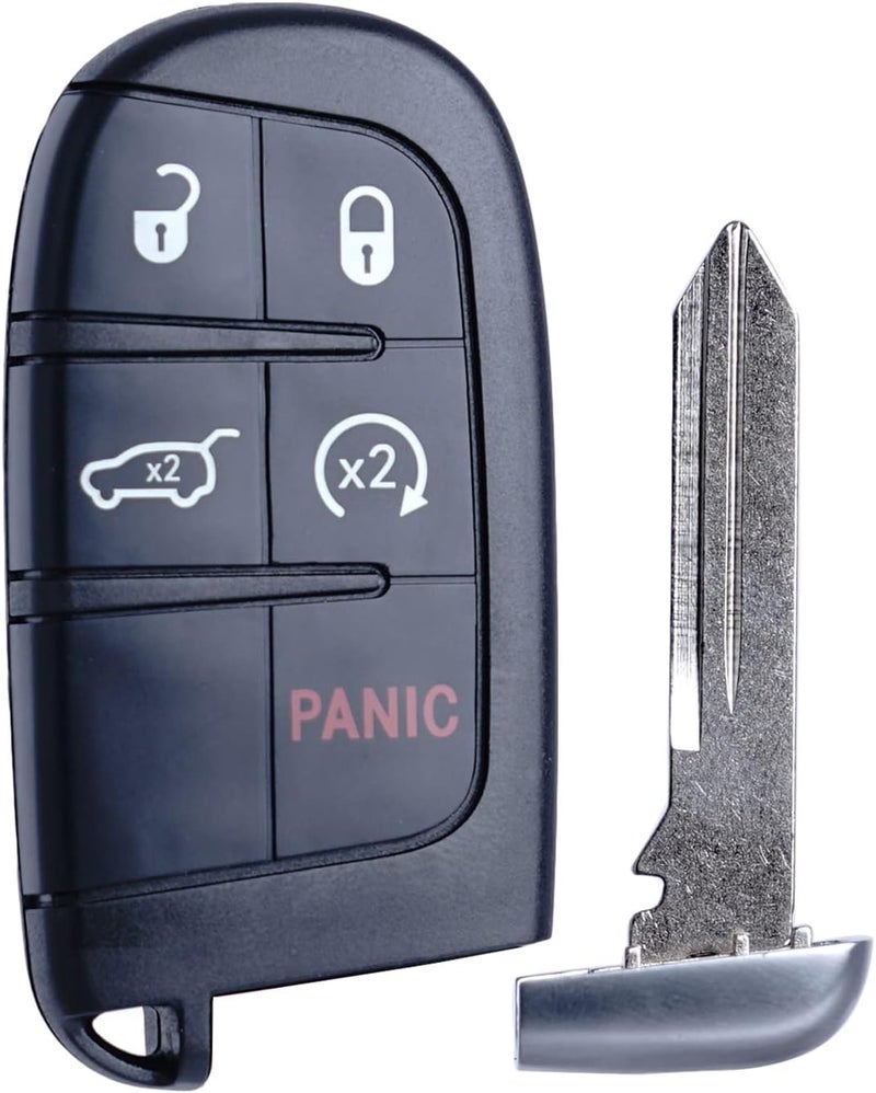 MechanMagic Key Fob Replacement Compatible for Jeep Grand Cherokee 2014-2021 Proximity Smart Key Car Keyless Entry Remote Control Remote Start M3N-40821302 68143505AC 68143505AA - Image 1