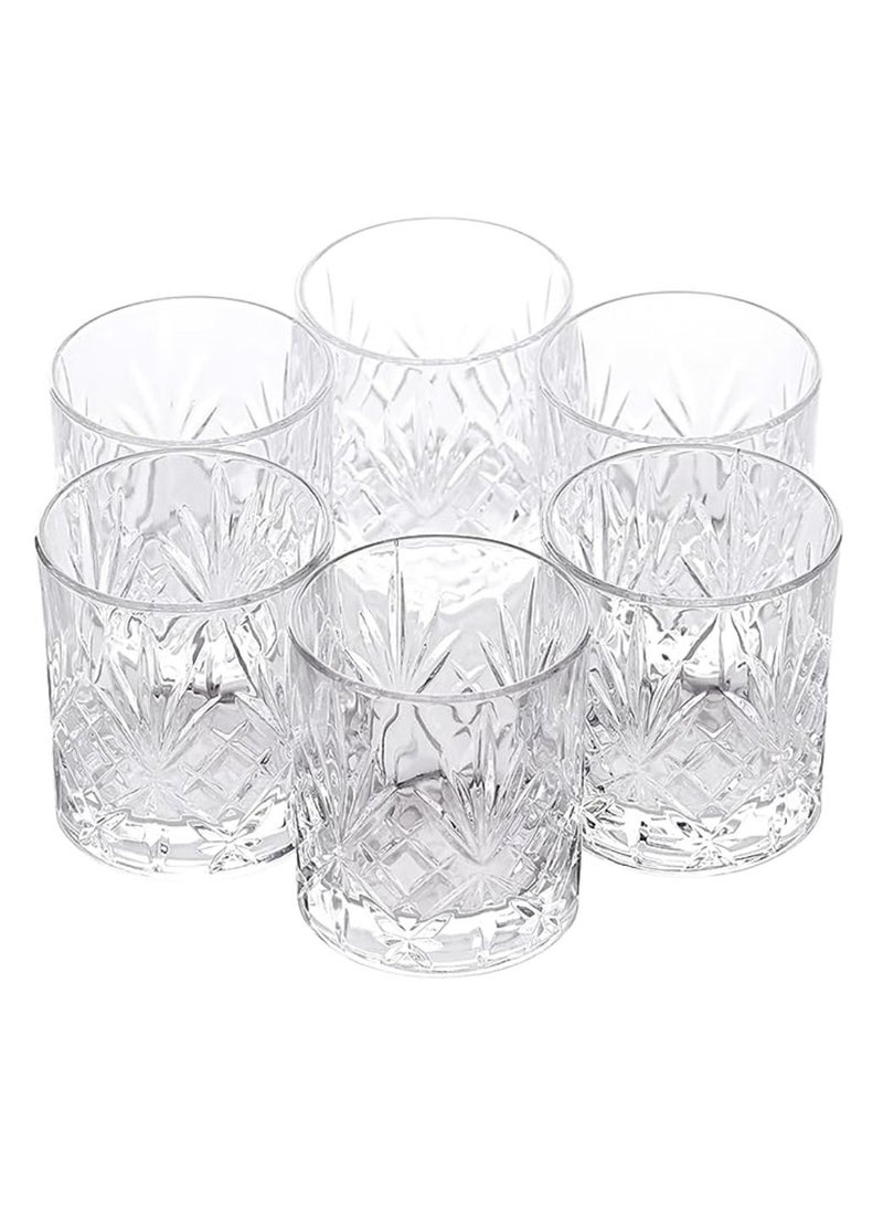Vitacelli Italian Premium Old Fashioned Crystal  Glass Set 4, ( 225 ML ) - Image 1
