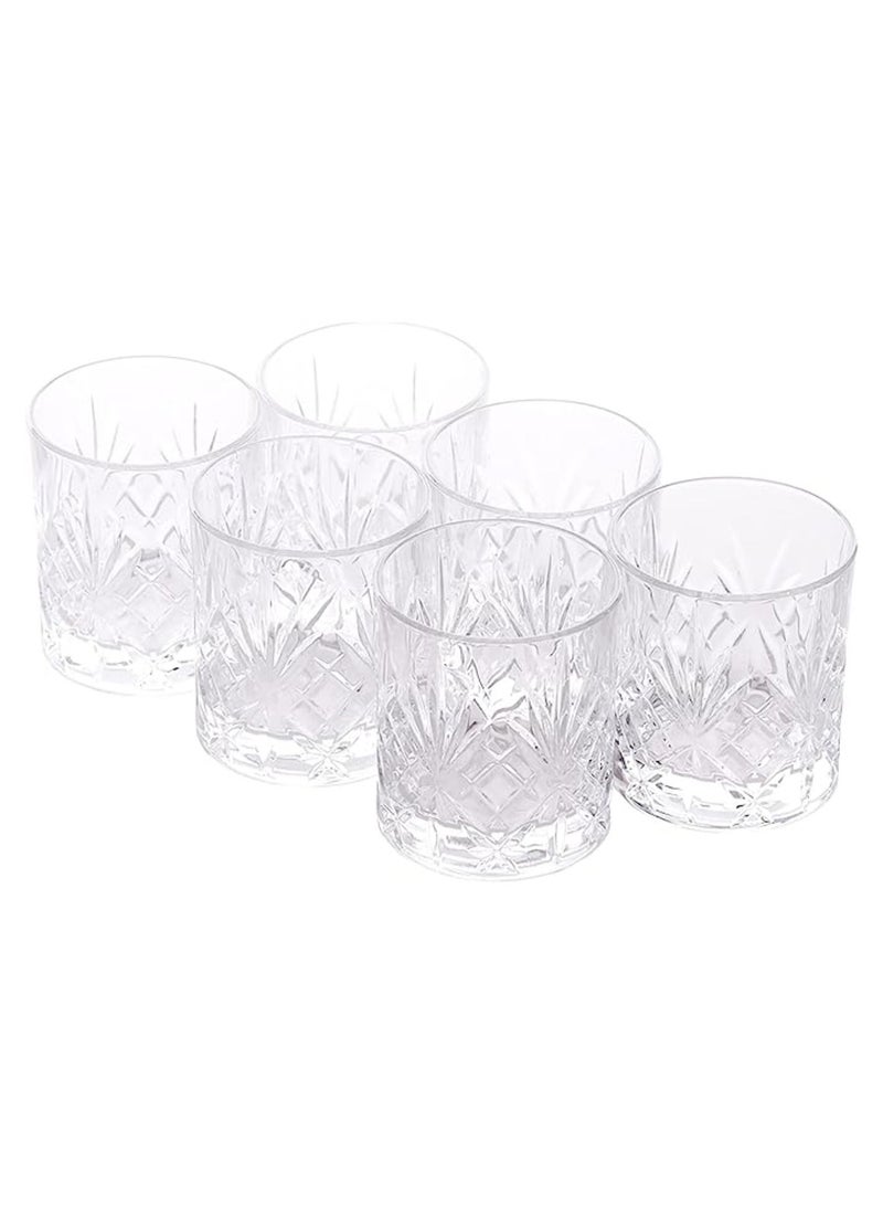 Vitacelli Italian Premium Old Fashioned Crystal  Glass Set 4, ( 225 ML ) - Image 2