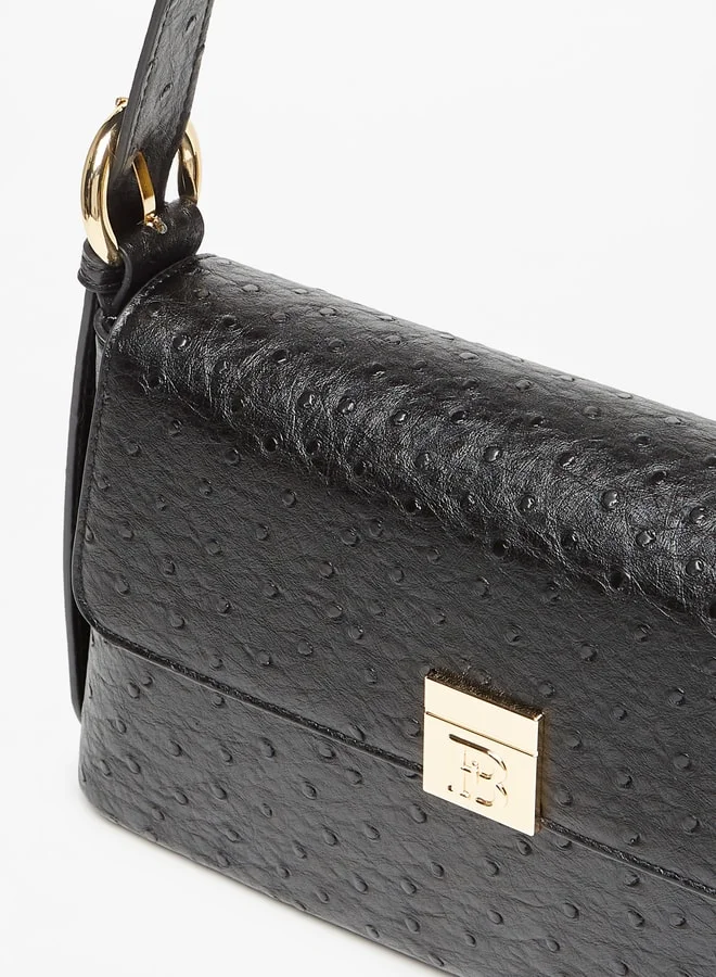 Flora Bella By Shoexpress Textured Shoulder Bag