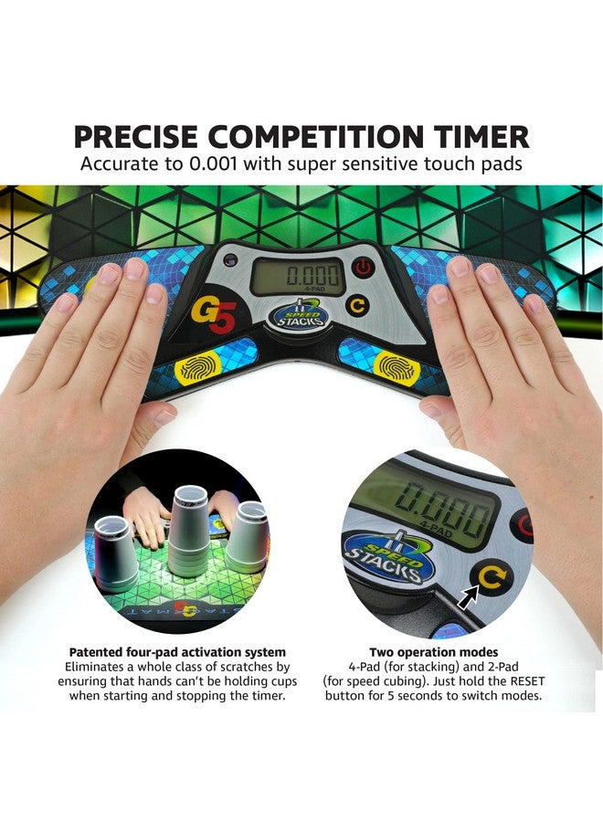 SPEED STACKS | G5 Stackmat (Timer And Mat) | Accuracy To 0.001 Seconds, Batteries Included | Endorsed By Sport Stacking And Cubing Associations - Image 3