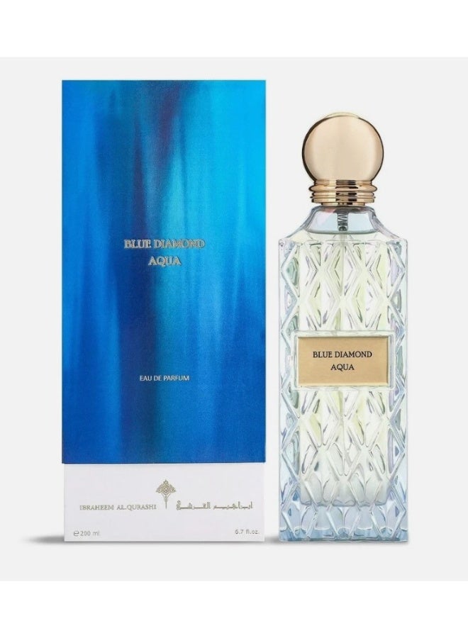 IBRAHIM ALQURASHI IBRAQ - Blue Diamond - Aqua 150 ML Sea breeze, spicy musk - Image 3