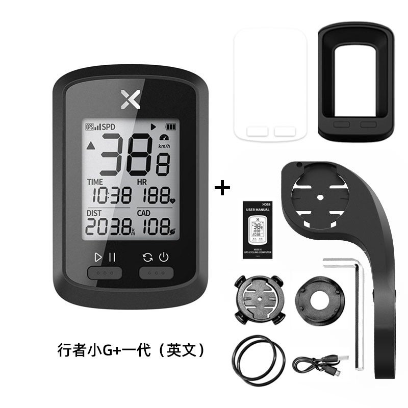 Generic XOSS G+ Bike Computer GPS Speedometer Walker's Little G Generation (English) Full Match 