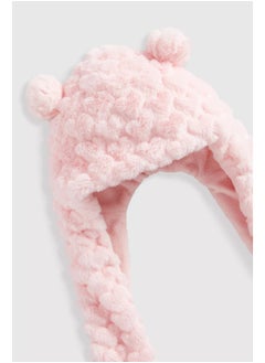 mothercare وشاح بقلوب وردية مع غطاء رأس  - Image 2