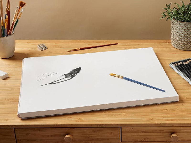 Canson Imagine Mixed Media 200gsm Paper Natural White A3 pad Including 50 Sheets - Image 2