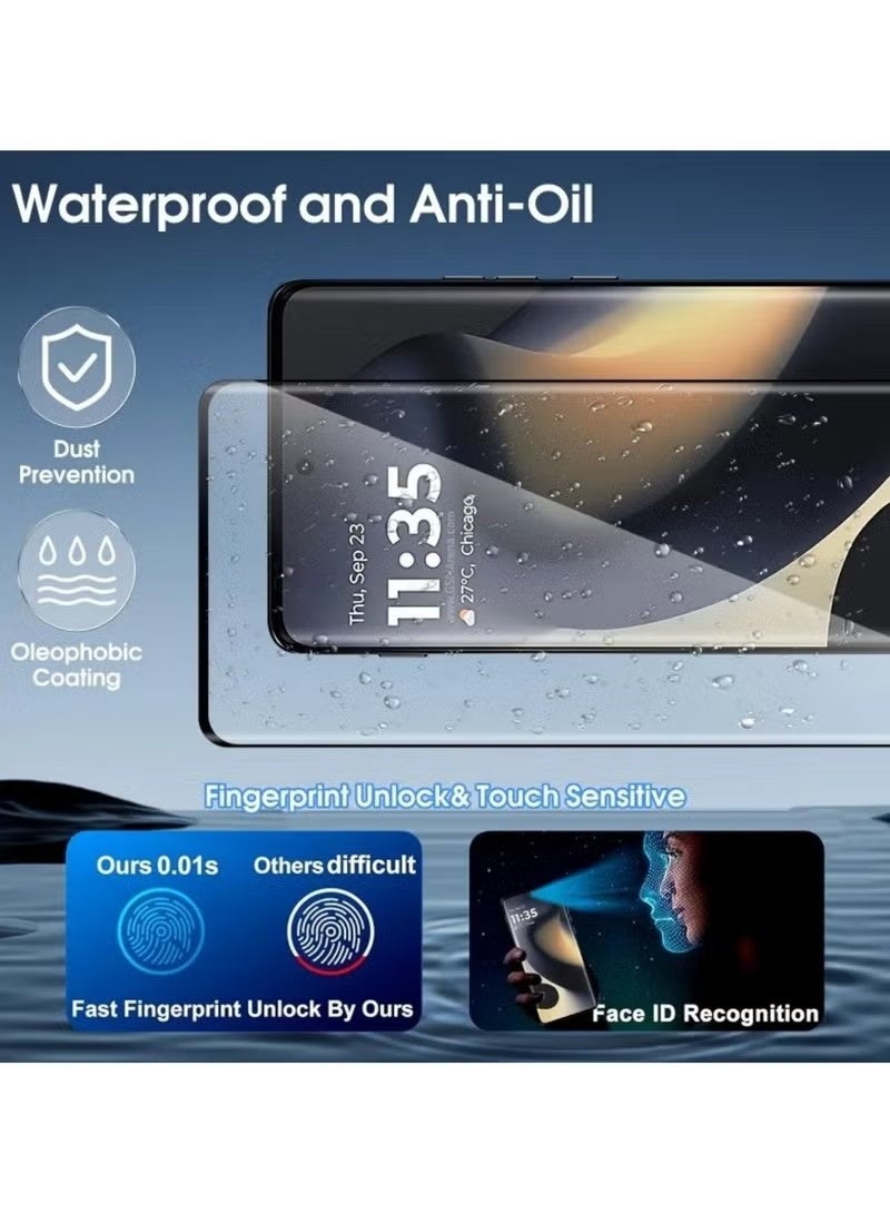 X-level 3 in 1 Screen Protector for Infinix Note 50S, 2 Pieces Front Glass and 1 Piece Lens Film, Scratch Resistant, Anti-Fingerprint, Bubble Free, 9H Tempered Glass Film - Image 2