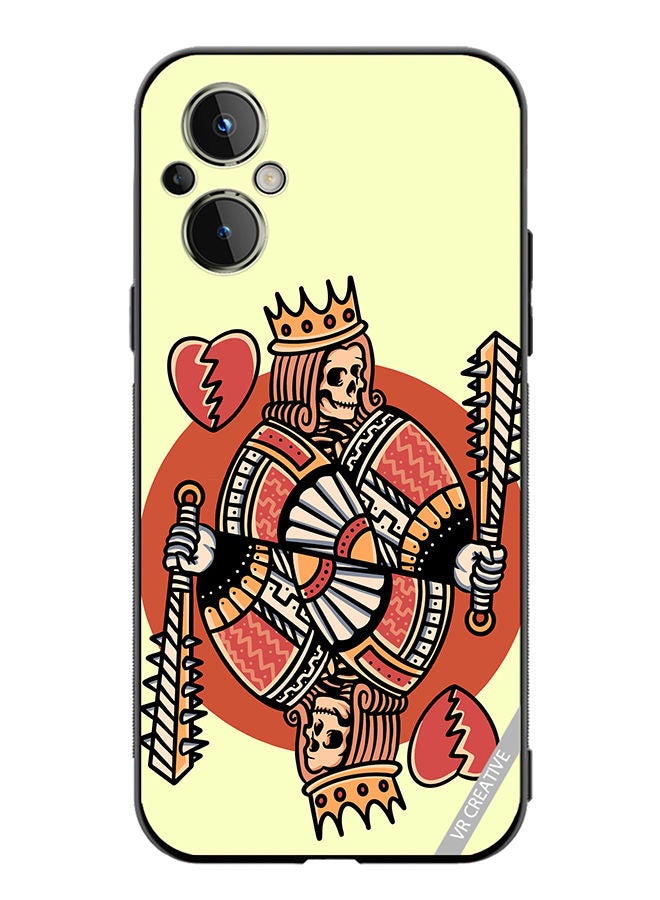 VR CREATIVE Protective Case Cover For OnePlus Nord N20 5G King Suit Design Multicolour - Image 1