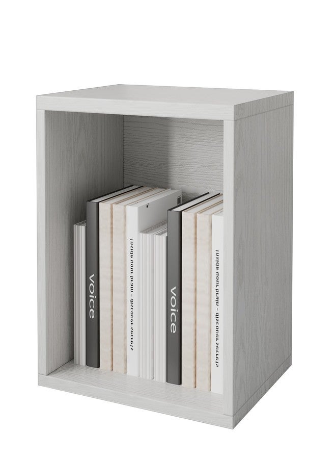 FUSUNBAO Magic DIY Cube Storage Organizer Stackable Cubes for Home Books Clothes Toy-Modular Cubby Storage System-Office Cubical-Bookcase Closet (French Oak,Drawer Cube) - Image 1