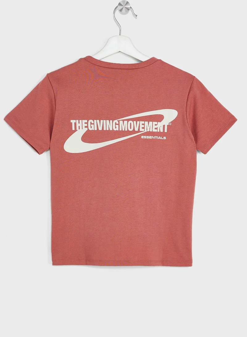 The Giving Movement Kids Space Printed T-Shirt