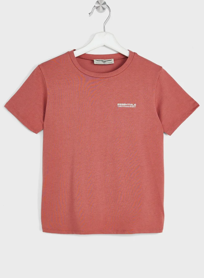 The Giving Movement Kids Space Printed T-Shirt