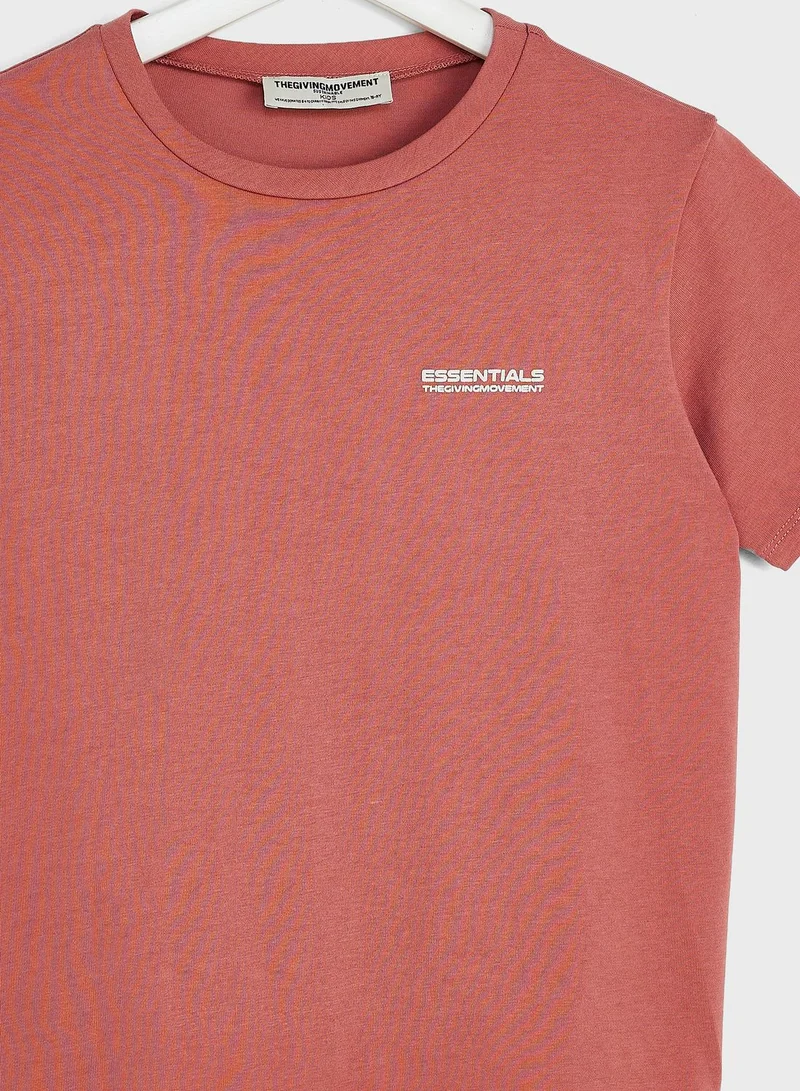 The Giving Movement Kids Space Printed T-Shirt