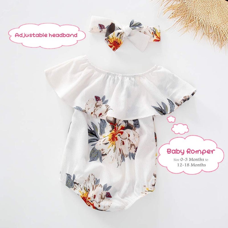 PopReal Mommy and Me Dresses Floral Printed Chiffon Bowknot Ruffles Short Sleeve Beach Mom Daughter Matching Outfits - Image 5