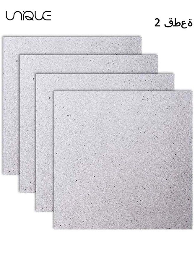 يونيك أغطية الدليل الموجي للميكروويف ، 4 قطع يغطي دليل موجة الميكا العالمي صفائح ألواح الميكا جزء إصلاح فرن الميكروويف لجميع أفران الميكروويف أو الأجهزة المنزلية الأخرى ، مقطعة حسب الحجم ، 13 × 13 سم - Image 1