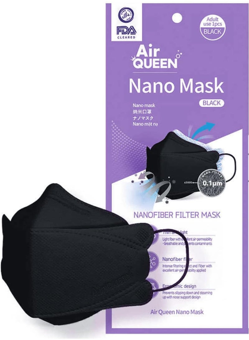Air QUEEN Pack Of 5 Air Queen Nanofiber Filter face mask Korean Nano Face Mask - Image 2