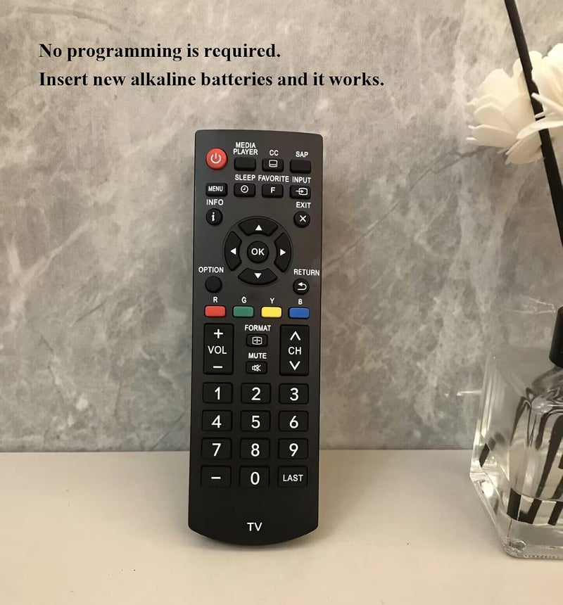LOMCA Replacement Remote Control for Panasonic Viera Plasma Smart TV TC-P42X60 TC-39A400U TC-32A400U TC-L32XM6 TC-50A400U TC-P50X60 TH-65LRU60 - Image 3