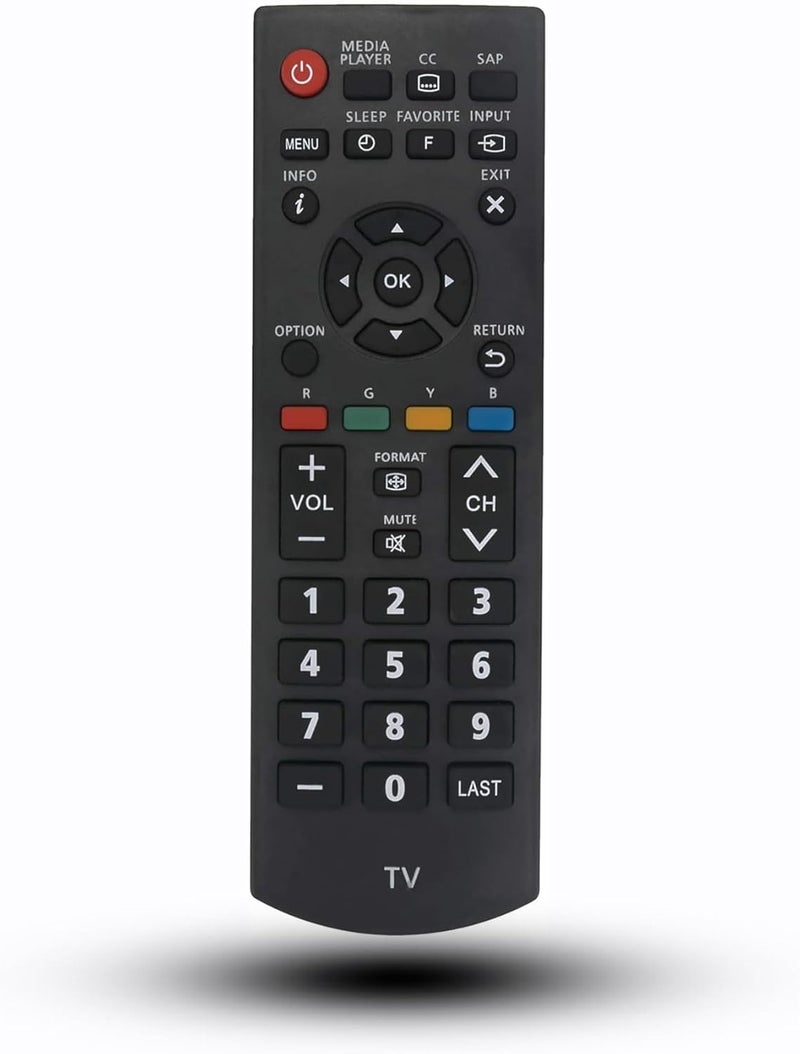 LOMCA Replacement Remote Control for Panasonic Viera Plasma Smart TV TC-P42X60 TC-39A400U TC-32A400U TC-L32XM6 TC-50A400U TC-P50X60 TH-65LRU60 - Image 1