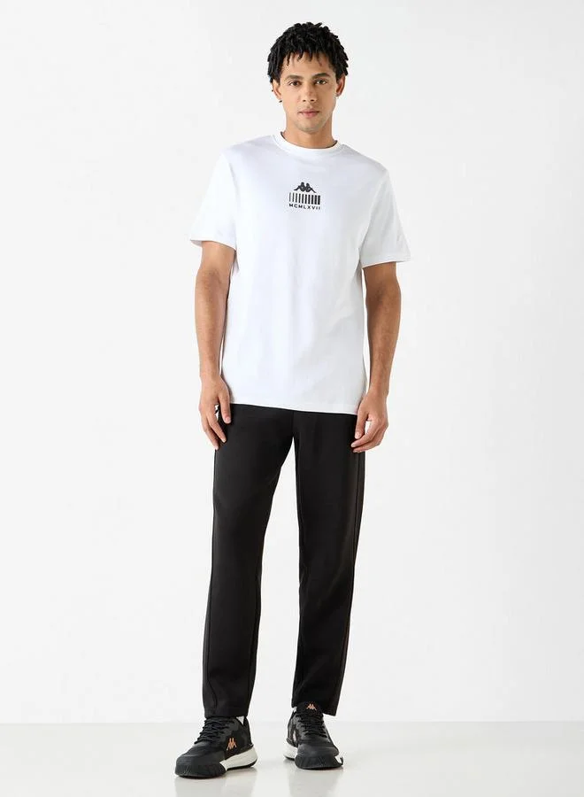 Kappa Kappa Logo Print T-shirt with Short Sleeves