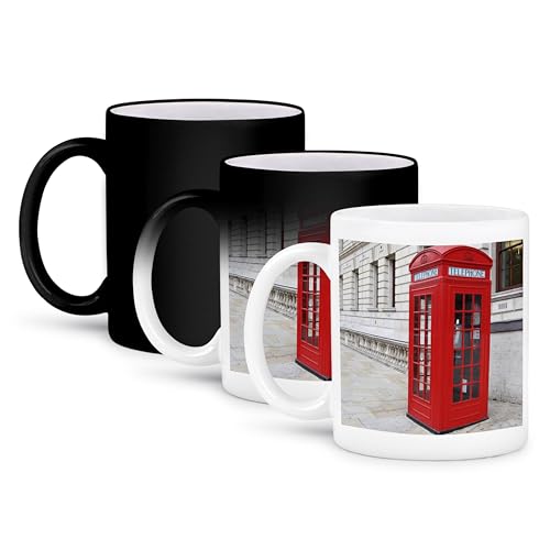 3dRose mug_56177_3 Londons Famous Red Phone Booths Magic Transforming Mug, 11-Ounce - Image 1