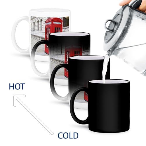 3dRose mug_56177_3 Londons Famous Red Phone Booths Magic Transforming Mug, 11-Ounce - Image 4