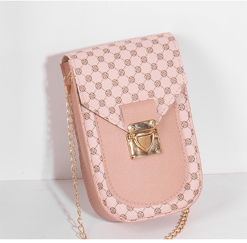 Polka Dot Flower Mobile Phone Bag 2022Women Bag Mobile Phone Bag Women'S Bag Fashion Joker Chain Messenger Bag - Image 1