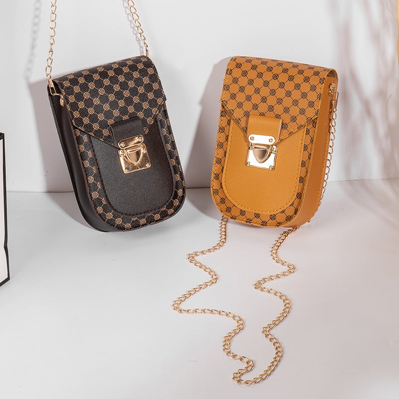 Polka Dot Flower Mobile Phone Bag 2022Women Bag Mobile Phone Bag Women'S Bag Fashion Joker Chain Messenger Bag - Image 5