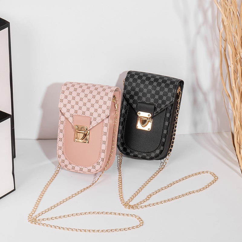 Polka Dot Flower Mobile Phone Bag 2022Women Bag Mobile Phone Bag Women'S Bag Fashion Joker Chain Messenger Bag - Image 4