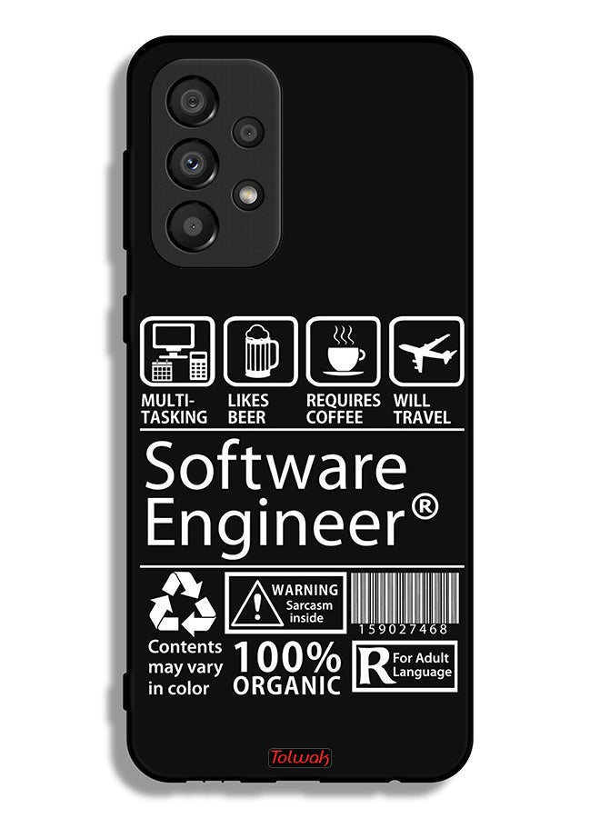 Tolwak Samsung Galaxy A33 5G Protective Case Cover Software Engineer Sticker - Image 1