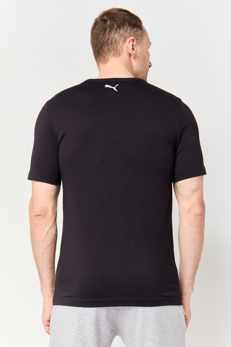 PUMA Men Sportswear Fit Short Sleeve Future Archive Outdoor T-Shirt, Black - Image 2