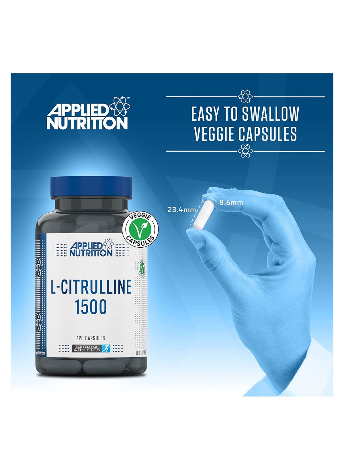 L-Citrulline 1500-Citrulline Capsules- 60 Servings -120 Capsule