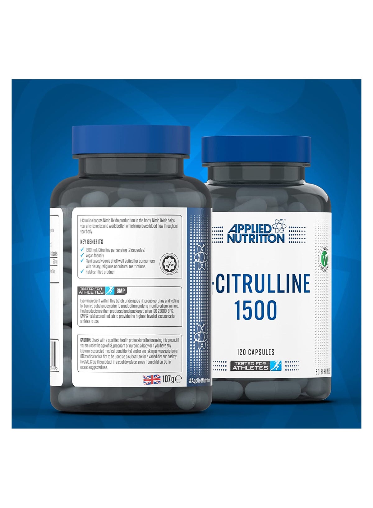 L-Citrulline 1500-Citrulline Capsules- 60 Servings -120 Capsule
